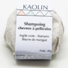 Kaolin cosmétique Shampoing solide pour les cheveux à pellicules zéro déchet naturel écologique