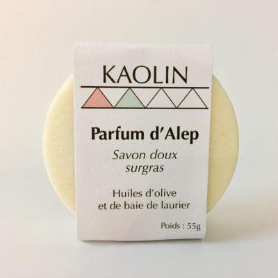 Kaolin cosmétique savon type alep naturel