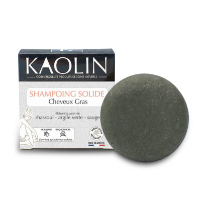 shampoing solide cheveux gras - Kaolin Cosmétiques